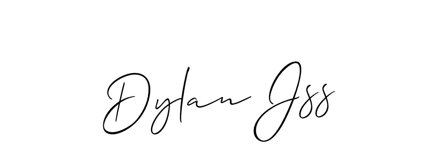 Create a beautiful signature design for name Dylan Jss. With this signature (Allison_Script) fonts, you can make a handwritten signature for free. Dylan Jss signature style 2 images and pictures png