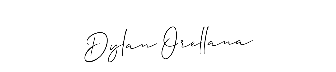 Create a beautiful signature design for name Dylan Orellana. With this signature (Allison_Script) fonts, you can make a handwritten signature for free. Dylan Orellana signature style 2 images and pictures png
