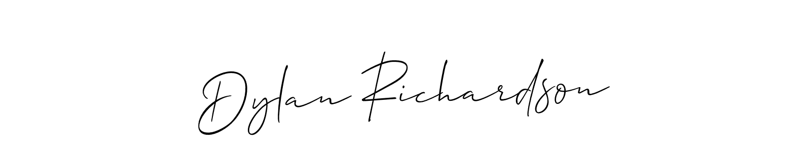 if you are searching for the best signature style for your name Dylan Richardson. so please give up your signature search. here we have designed multiple signature styles  using Allison_Script. Dylan Richardson signature style 2 images and pictures png