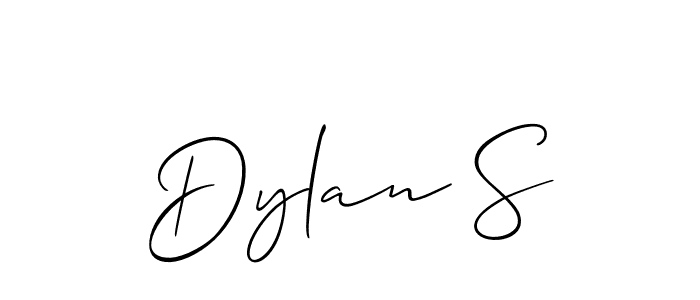 Make a beautiful signature design for name Dylan S. With this signature (Allison_Script) style, you can create a handwritten signature for free. Dylan S signature style 2 images and pictures png
