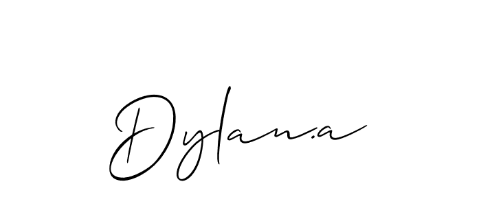 See photos of Dylan.a official signature by Spectra . Check more albums & portfolios. Read reviews & check more about Allison_Script font. Dylan.a signature style 2 images and pictures png