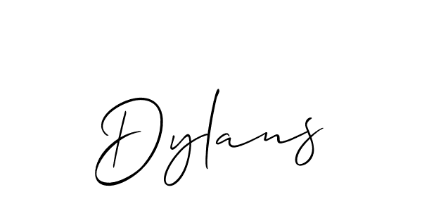 It looks lik you need a new signature style for name Dylans. Design unique handwritten (Allison_Script) signature with our free signature maker in just a few clicks. Dylans signature style 2 images and pictures png