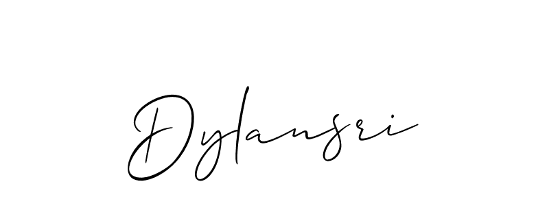 Dylansri stylish signature style. Best Handwritten Sign (Allison_Script) for my name. Handwritten Signature Collection Ideas for my name Dylansri. Dylansri signature style 2 images and pictures png