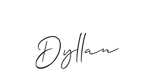 if you are searching for the best signature style for your name Dyllan. so please give up your signature search. here we have designed multiple signature styles  using Allison_Script. Dyllan signature style 2 images and pictures png