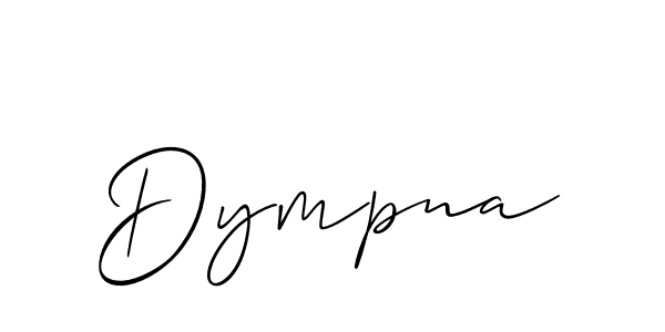 Also we have Dympna name is the best signature style. Create professional handwritten signature collection using Allison_Script autograph style. Dympna signature style 2 images and pictures png
