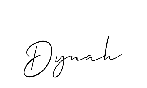 Dynah stylish signature style. Best Handwritten Sign (Allison_Script) for my name. Handwritten Signature Collection Ideas for my name Dynah. Dynah signature style 2 images and pictures png
