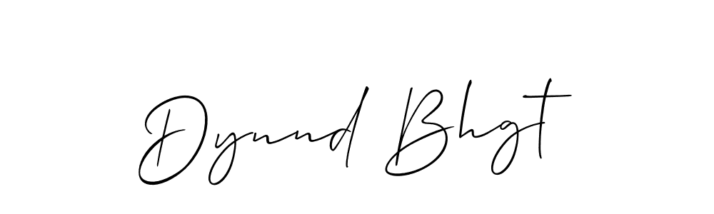 Also we have Dynnd Bhgt name is the best signature style. Create professional handwritten signature collection using Allison_Script autograph style. Dynnd Bhgt signature style 2 images and pictures png