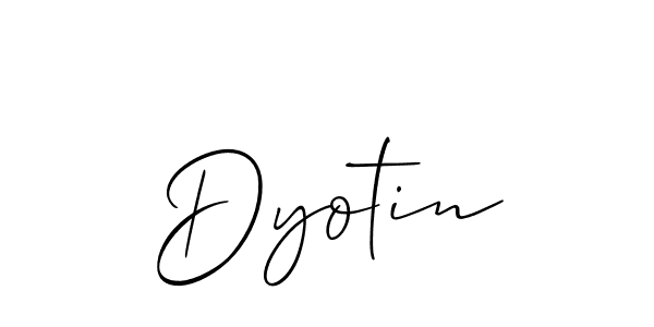Make a beautiful signature design for name Dyotin. Use this online signature maker to create a handwritten signature for free. Dyotin signature style 2 images and pictures png