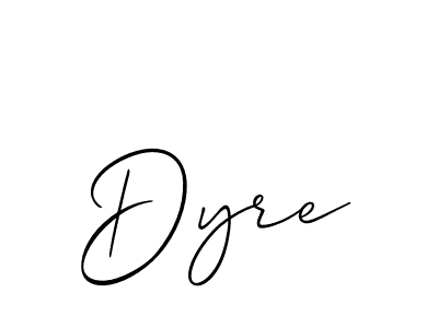 Best and Professional Signature Style for Dyre. Allison_Script Best Signature Style Collection. Dyre signature style 2 images and pictures png