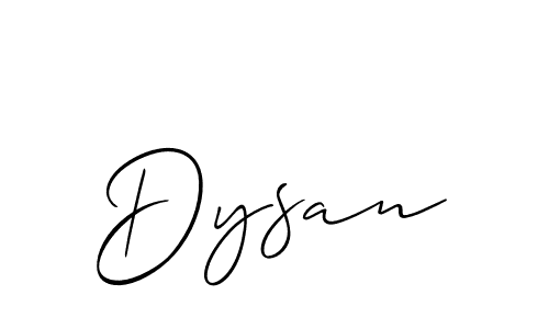 Make a beautiful signature design for name Dysan. Use this online signature maker to create a handwritten signature for free. Dysan signature style 2 images and pictures png