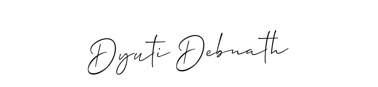 See photos of Dyuti Debnath official signature by Spectra . Check more albums & portfolios. Read reviews & check more about Allison_Script font. Dyuti Debnath signature style 2 images and pictures png