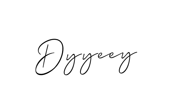 Dyyeey stylish signature style. Best Handwritten Sign (Allison_Script) for my name. Handwritten Signature Collection Ideas for my name Dyyeey. Dyyeey signature style 2 images and pictures png