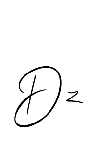 Create a beautiful signature design for name Dz. With this signature (Allison_Script) fonts, you can make a handwritten signature for free. Dz signature style 2 images and pictures png