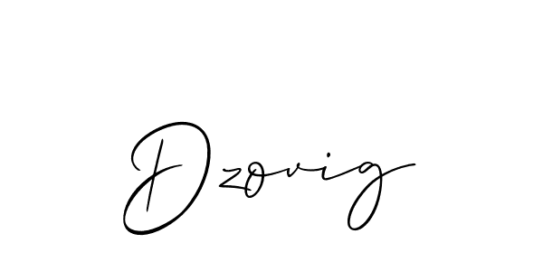 Also You can easily find your signature by using the search form. We will create Dzovig name handwritten signature images for you free of cost using Allison_Script sign style. Dzovig signature style 2 images and pictures png