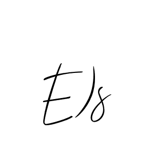You can use this online signature creator to create a handwritten signature for the name E)s. This is the best online autograph maker. E)s signature style 2 images and pictures png