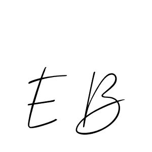 This is the best signature style for the E B name. Also you like these signature font (Allison_Script). Mix name signature. E B signature style 2 images and pictures png