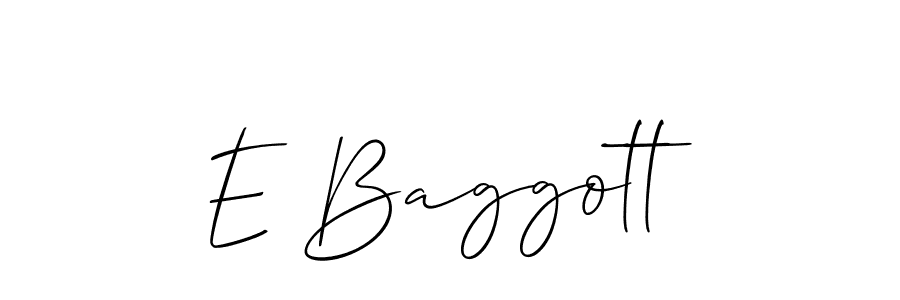 Similarly Allison_Script is the best handwritten signature design. Signature creator online .You can use it as an online autograph creator for name E Baggott. E Baggott signature style 2 images and pictures png