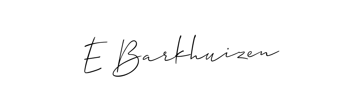 This is the best signature style for the E Barkhuizen name. Also you like these signature font (Allison_Script). Mix name signature. E Barkhuizen signature style 2 images and pictures png