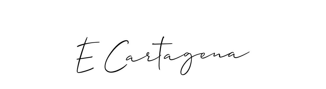 Similarly Allison_Script is the best handwritten signature design. Signature creator online .You can use it as an online autograph creator for name E Cartagena. E Cartagena signature style 2 images and pictures png