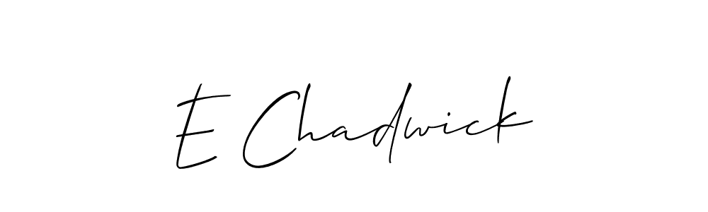 if you are searching for the best signature style for your name E Chadwick. so please give up your signature search. here we have designed multiple signature styles  using Allison_Script. E Chadwick signature style 2 images and pictures png