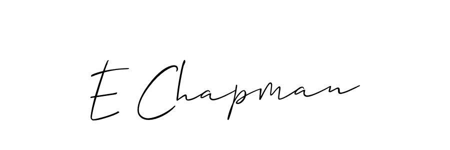 E Chapman stylish signature style. Best Handwritten Sign (Allison_Script) for my name. Handwritten Signature Collection Ideas for my name E Chapman. E Chapman signature style 2 images and pictures png