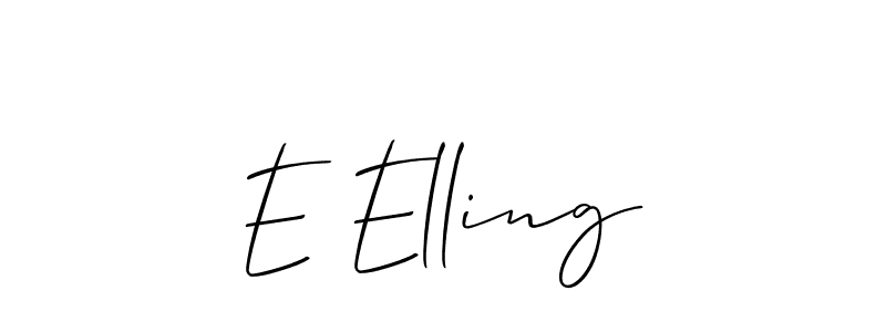 You can use this online signature creator to create a handwritten signature for the name E Elling. This is the best online autograph maker. E Elling signature style 2 images and pictures png