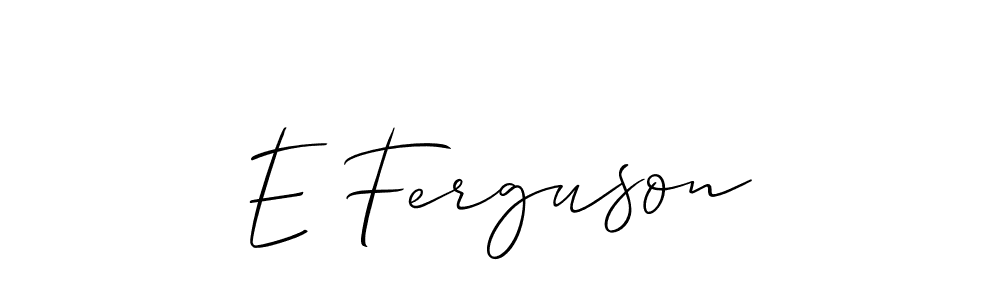 This is the best signature style for the E Ferguson name. Also you like these signature font (Allison_Script). Mix name signature. E Ferguson signature style 2 images and pictures png