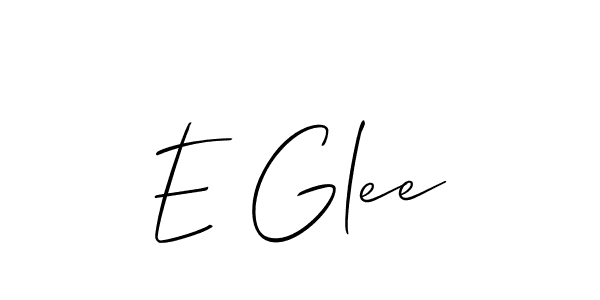Make a short E Glee signature style. Manage your documents anywhere anytime using Allison_Script. Create and add eSignatures, submit forms, share and send files easily. E Glee signature style 2 images and pictures png