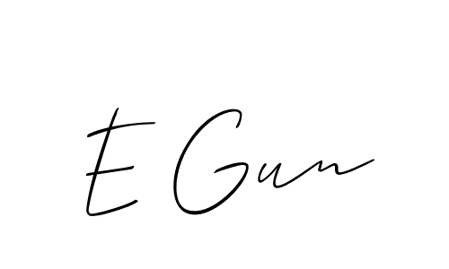 You can use this online signature creator to create a handwritten signature for the name E Gun. This is the best online autograph maker. E Gun signature style 2 images and pictures png