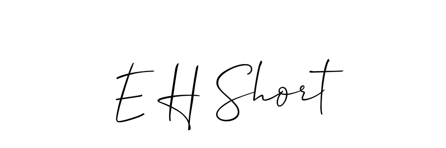 See photos of E H Short official signature by Spectra . Check more albums & portfolios. Read reviews & check more about Allison_Script font. E H Short signature style 2 images and pictures png