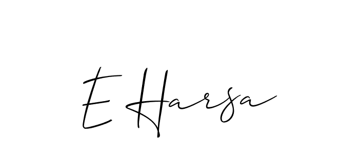 This is the best signature style for the E Harsa name. Also you like these signature font (Allison_Script). Mix name signature. E Harsa signature style 2 images and pictures png