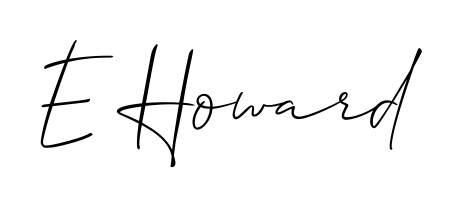 Make a beautiful signature design for name E Howard. Use this online signature maker to create a handwritten signature for free. E Howard signature style 2 images and pictures png