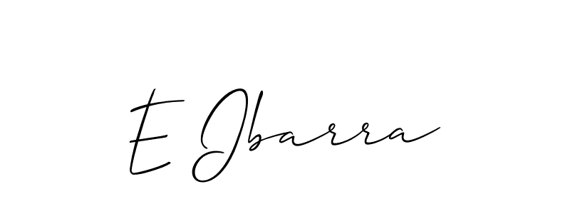 This is the best signature style for the E Ibarra name. Also you like these signature font (Allison_Script). Mix name signature. E Ibarra signature style 2 images and pictures png