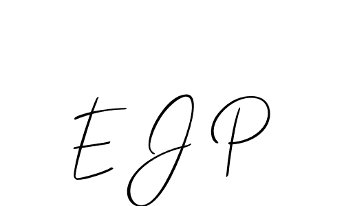 Here are the top 10 professional signature styles for the name E J P. These are the best autograph styles you can use for your name. E J P signature style 2 images and pictures png