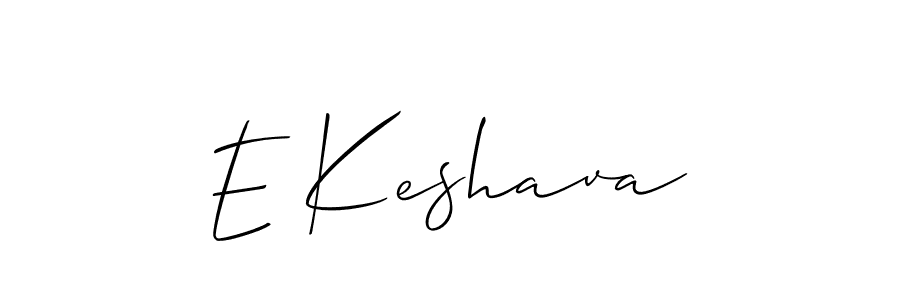 You should practise on your own different ways (Allison_Script) to write your name (E Keshava) in signature. don't let someone else do it for you. E Keshava signature style 2 images and pictures png