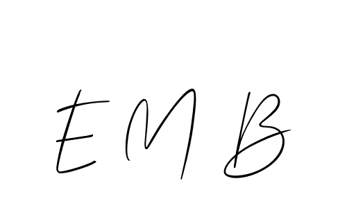 How to Draw E M B signature style? Allison_Script is a latest design signature styles for name E M B. E M B signature style 2 images and pictures png