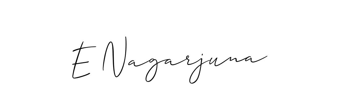 Similarly Allison_Script is the best handwritten signature design. Signature creator online .You can use it as an online autograph creator for name E Nagarjuna. E Nagarjuna signature style 2 images and pictures png
