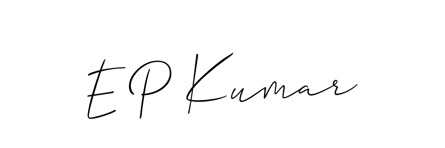 Check out images of Autograph of E P Kumar name. Actor E P Kumar Signature Style. Allison_Script is a professional sign style online. E P Kumar signature style 2 images and pictures png