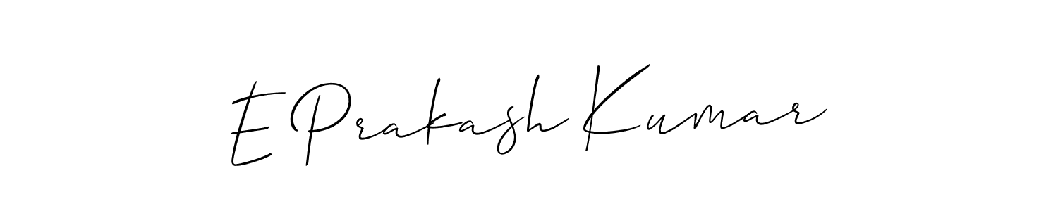 Make a beautiful signature design for name E Prakash Kumar. Use this online signature maker to create a handwritten signature for free. E Prakash Kumar signature style 2 images and pictures png