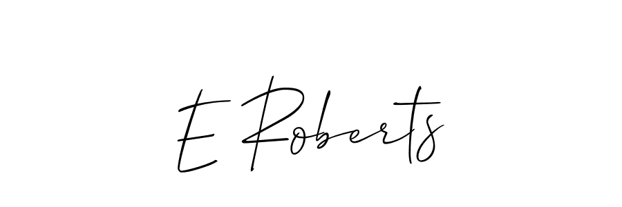 Make a beautiful signature design for name E Roberts. Use this online signature maker to create a handwritten signature for free. E Roberts signature style 2 images and pictures png