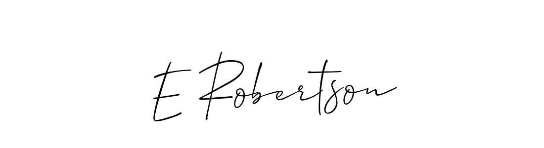 Check out images of Autograph of E Robertson name. Actor E Robertson Signature Style. Allison_Script is a professional sign style online. E Robertson signature style 2 images and pictures png