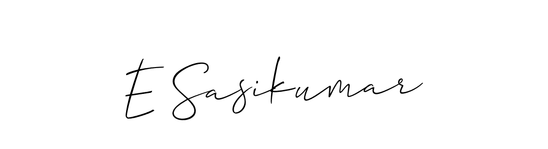 You can use this online signature creator to create a handwritten signature for the name E Sasikumar. This is the best online autograph maker. E Sasikumar signature style 2 images and pictures png