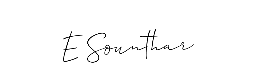Once you've used our free online signature maker to create your best signature Allison_Script style, it's time to enjoy all of the benefits that E Sounthar name signing documents. E Sounthar signature style 2 images and pictures png