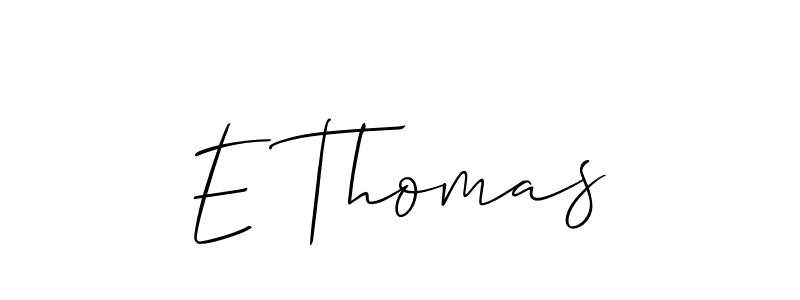 Similarly Allison_Script is the best handwritten signature design. Signature creator online .You can use it as an online autograph creator for name E Thomas. E Thomas signature style 2 images and pictures png