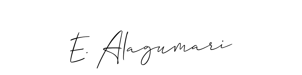 See photos of E. Alagumari official signature by Spectra . Check more albums & portfolios. Read reviews & check more about Allison_Script font. E. Alagumari signature style 2 images and pictures png