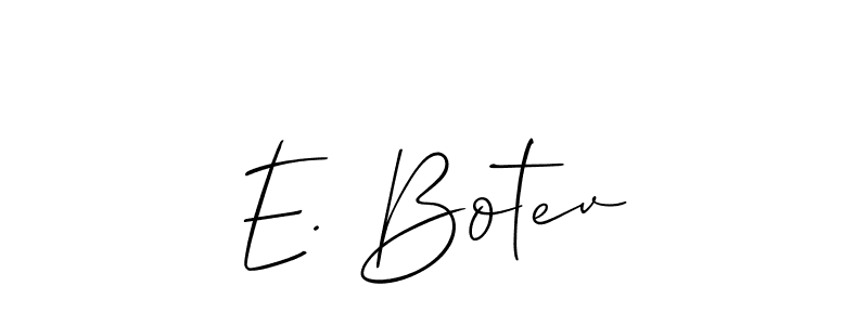 You can use this online signature creator to create a handwritten signature for the name E. Botev. This is the best online autograph maker. E. Botev signature style 2 images and pictures png