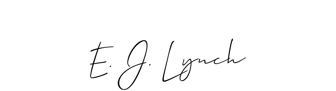 It looks lik you need a new signature style for name E. J. Lynch. Design unique handwritten (Allison_Script) signature with our free signature maker in just a few clicks. E. J. Lynch signature style 2 images and pictures png