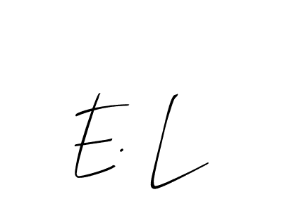 Here are the top 10 professional signature styles for the name E. L. These are the best autograph styles you can use for your name. E. L signature style 2 images and pictures png