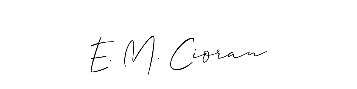 Once you've used our free online signature maker to create your best signature Allison_Script style, it's time to enjoy all of the benefits that E. M. Cioran name signing documents. E. M. Cioran signature style 2 images and pictures png