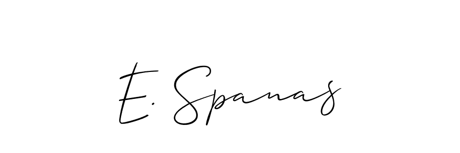 Here are the top 10 professional signature styles for the name E. Spanas. These are the best autograph styles you can use for your name. E. Spanas signature style 2 images and pictures png